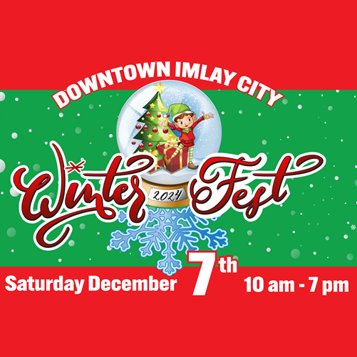 2021 Winter Fest flyer, Downtown Imlay City, December 7